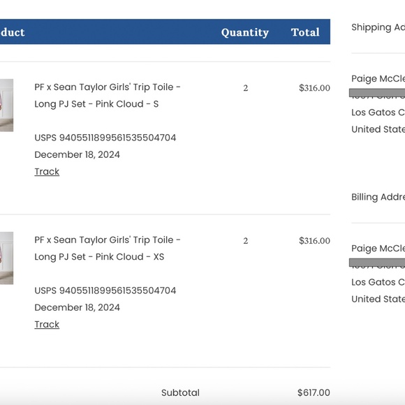 'GIRLS TRIP' MATCHING  PJ'S PINK CLOUD| PF x Sean Taylor - Picture 4 of 4